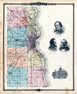 Milwaukee County Map, Wisconsin State Atlas 1878